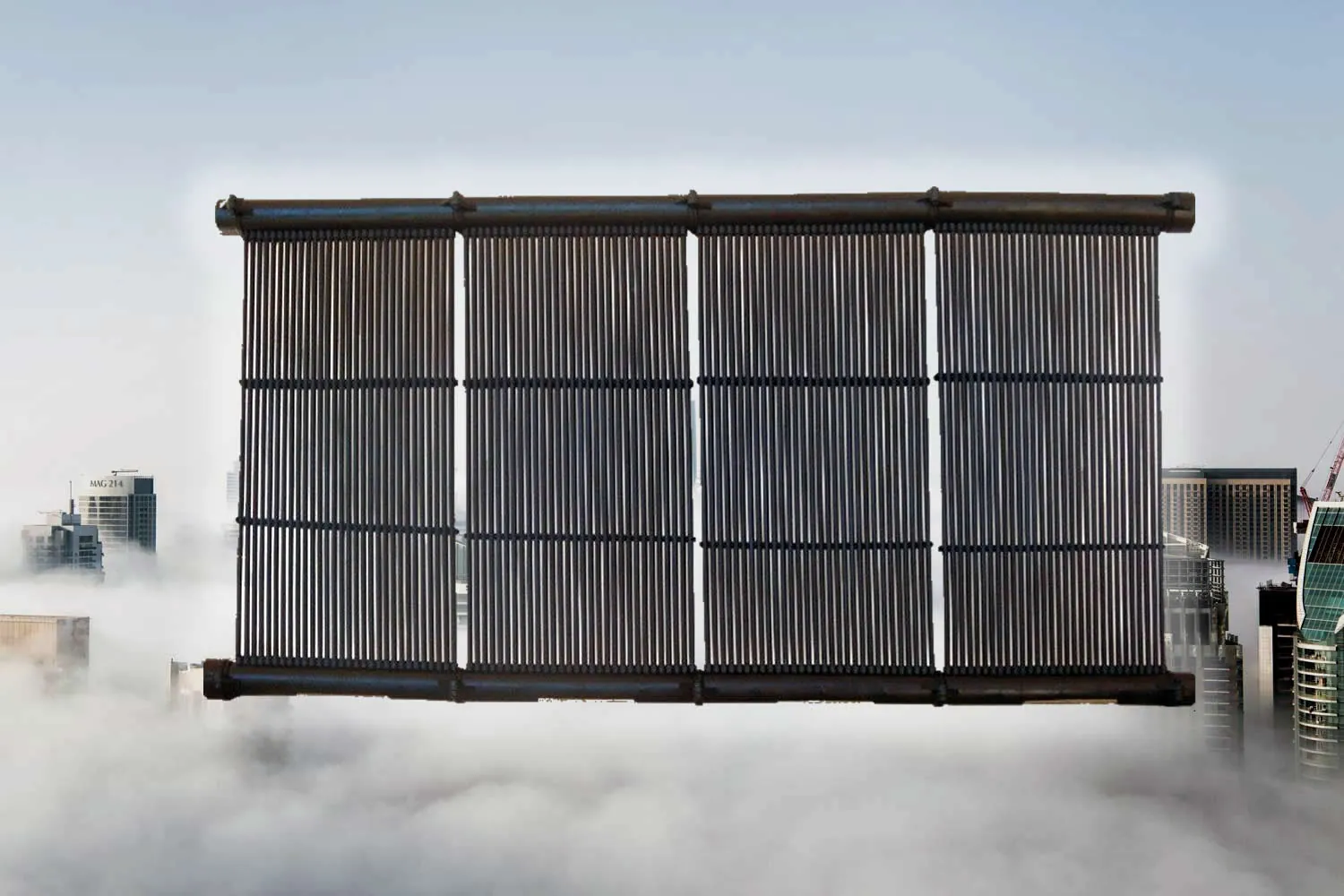 Painel de aquecimento solar para piscina
