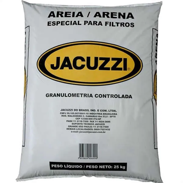 Areia especial para filtro de piscina - 25kg